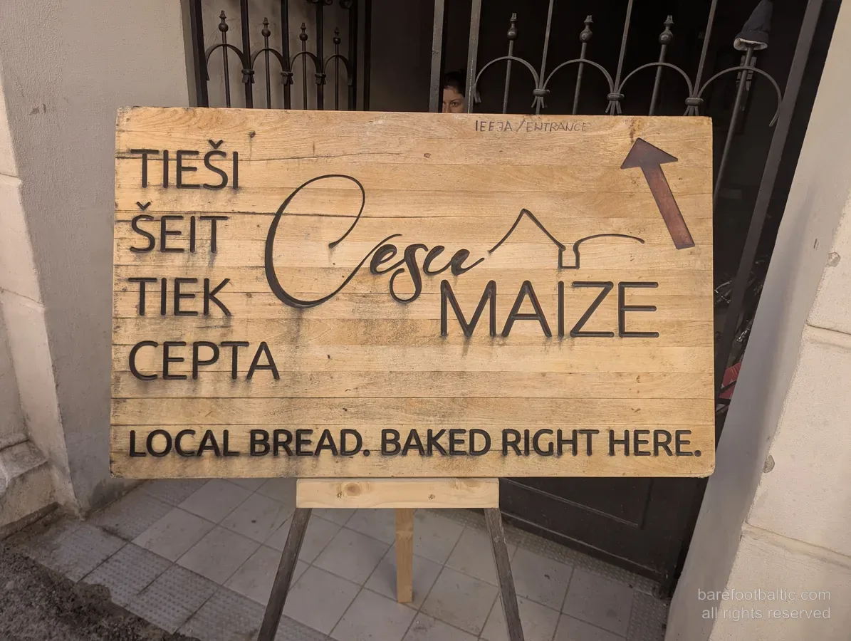 Cēsu Maize &mdash; vietējā maize, cepta turpat uz vietas
