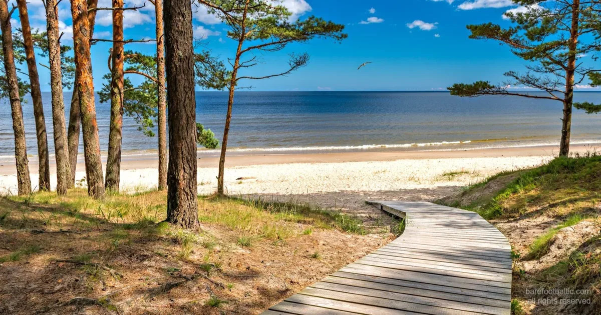 Jūrmala — priežu mežs un baltā kvarca smiltis pie Baltijas jūras, 25 km no Rīgas.
